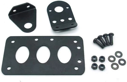 Metal Side Mount License Plate Holder Tail Light Bracket for Motorcycle