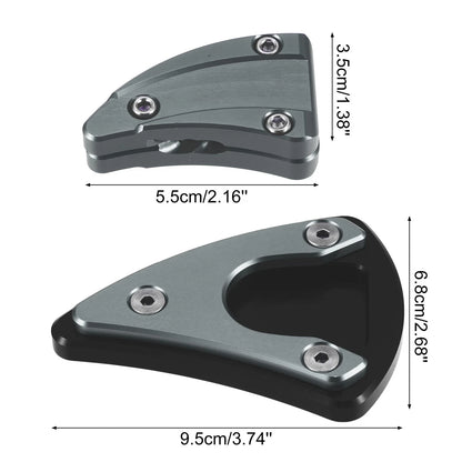 Set Foot Support Pads for VESPA GTS300 Titanium Tone