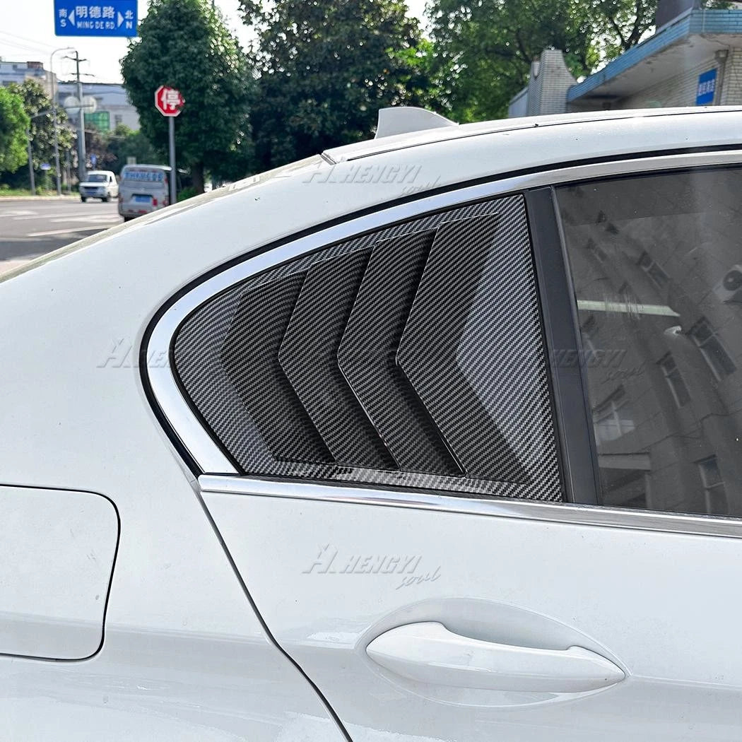 Rear Window Louver Vent Covers for BMW 5-Series (2011–2017)