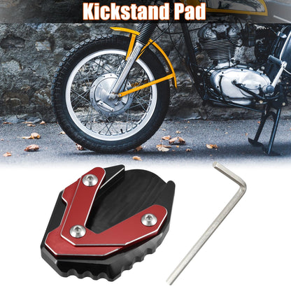 Set / Kickstand Pad Side Stand Red for Suzuki Jixer 250 SF (2018–2023)