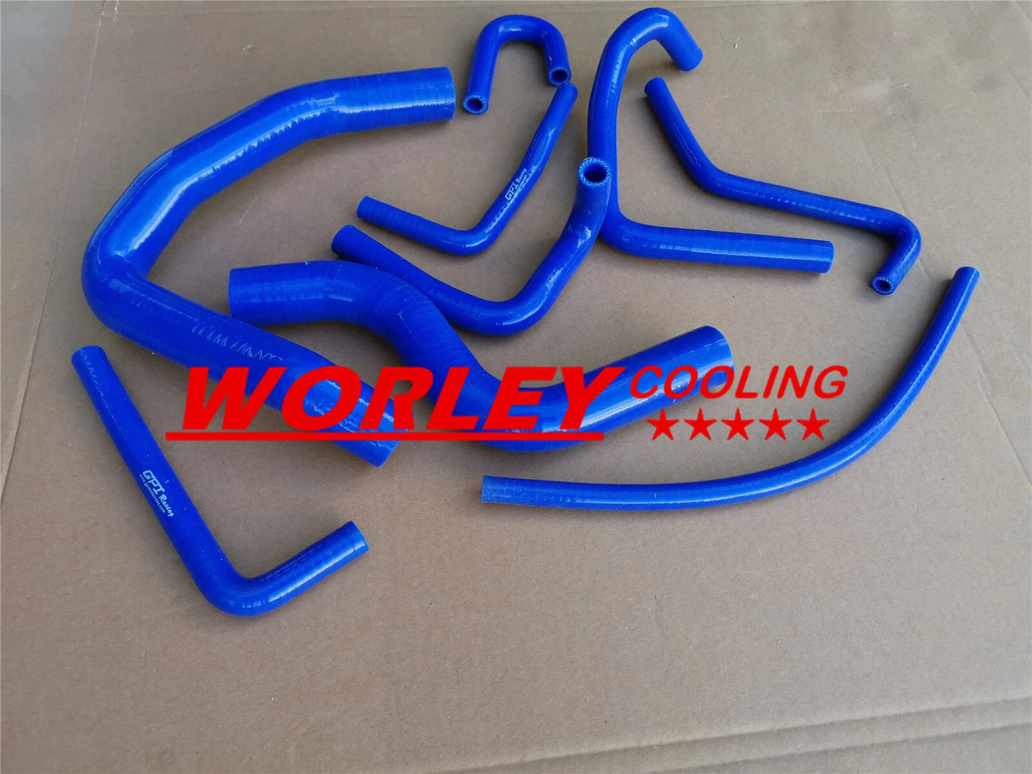 Blue Silicone Radiator Heater Hose for Pajero NH NJ V6 3.0 6G72 (1991-1996)