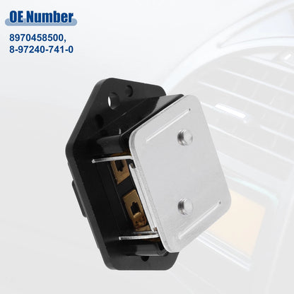 HVAC Blower Motor Resistor Replacement for Isuzu Amigo Silver Tone Black