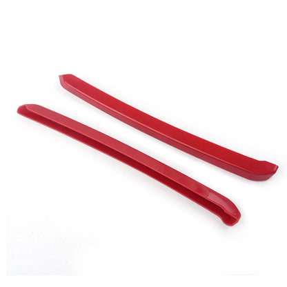 Red Front Bumper Grille Covers for Mazda 3 Axela (2017-2018)