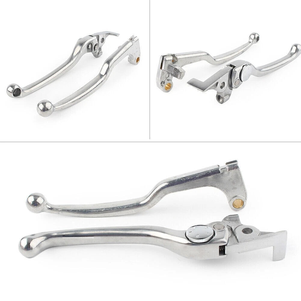 Chrome Aluminum Brake Clutch Levers for Yamaha FZ1 FZ6 FZ8 (2001-2005)