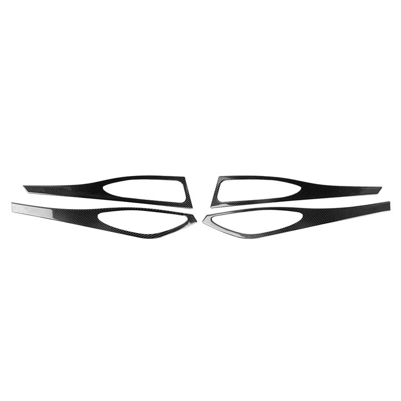 Carbon Fiber Parts Interior Side Door Panel Trim Fit For Alfa Romeo Giulia 2017+