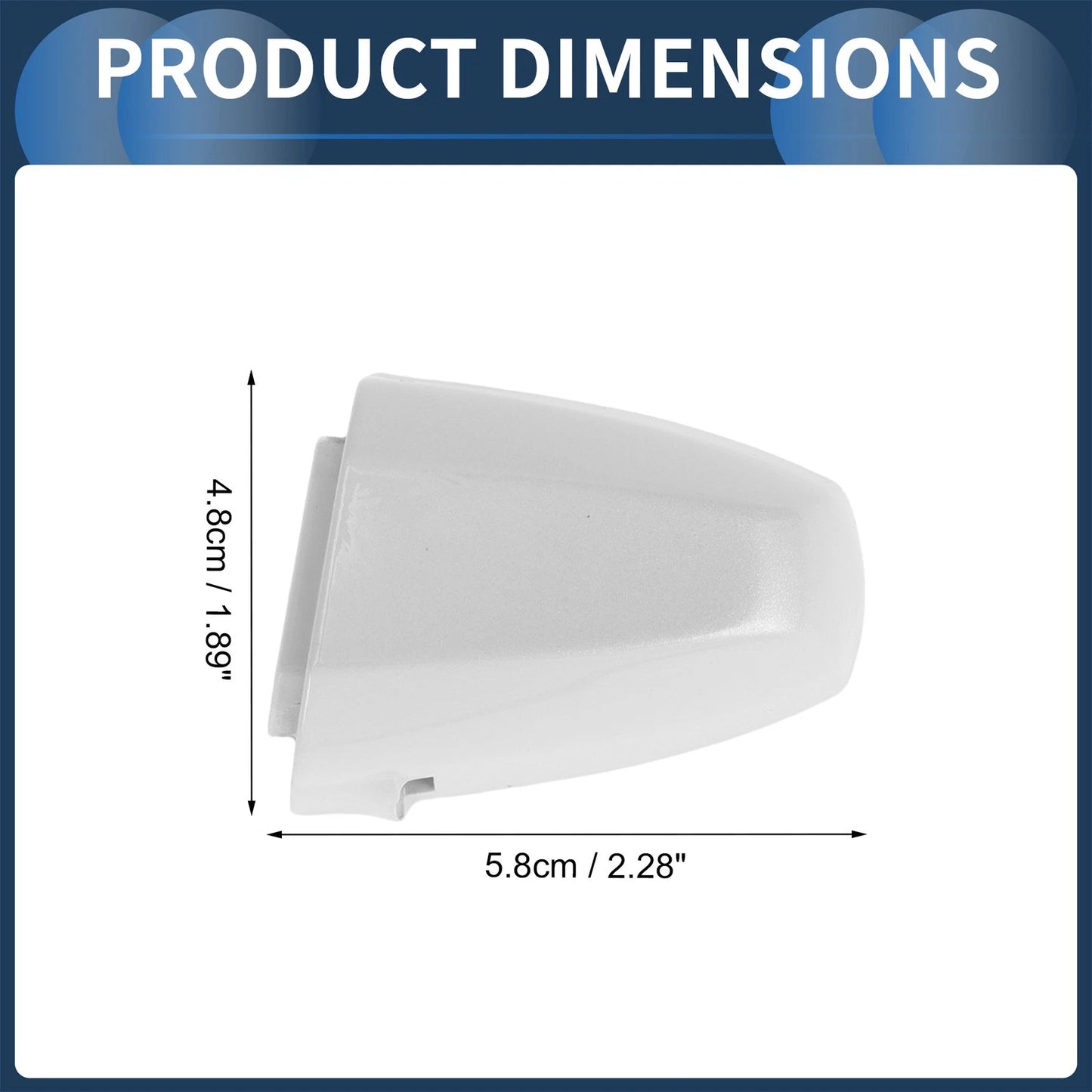 Front Left Door Handle Cover for BMW X1 X2 X5 (2015-2018) - White 1 x Pc