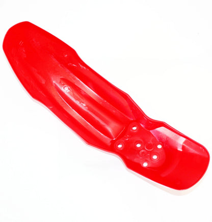 RED Plastic Front Wheel Mud Guard Fender for CRF70 PIT PRO Trail Dirt Bike