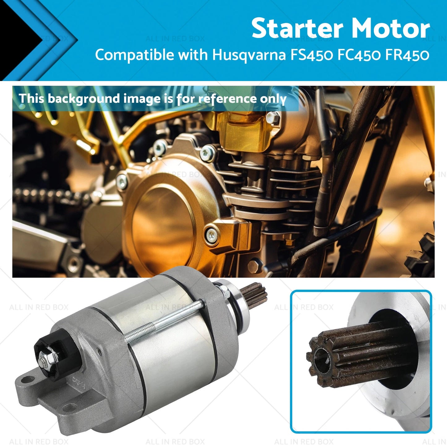 Starter Motor for Husqvarna FS450 FC450 FR450 FE501S FE501 (2016-2021)