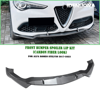 Front Bumper Spoiler Lip for Alfa Romeo Stelvio (2017-2025)