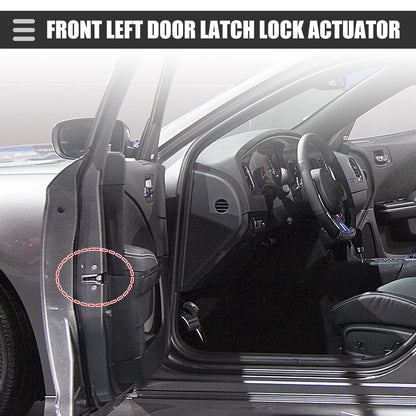Metal Front Left Door Latch Lock Actuator for Dodge Challenger (2011-2014)