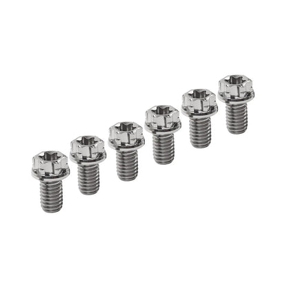6 x Titanium Bolts Torx Head Flange Screws M10x35mm for Motorcycle Bike