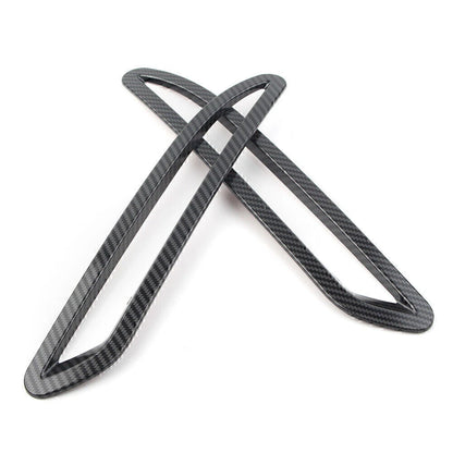 Rear Fog Light Cover Trims Carbon Look for Mercedes-Benz A-Class A220 (19-20)