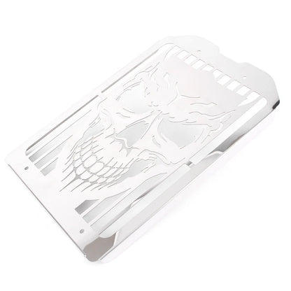 Skull Polished Radiator Grille for Kawasaki Vulcan VN1500 VN1600 (1996-2008)