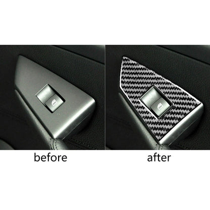 Carbon Fiber Power Window Switch Frame Cover for BMW 6 Series E63 E64 (2004-2010)