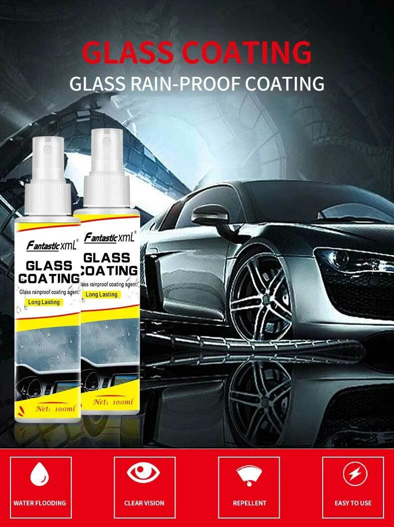 Glass Mirror Windshield Rain Water Proof Coating Repellent for Fantastic xmL 100ml