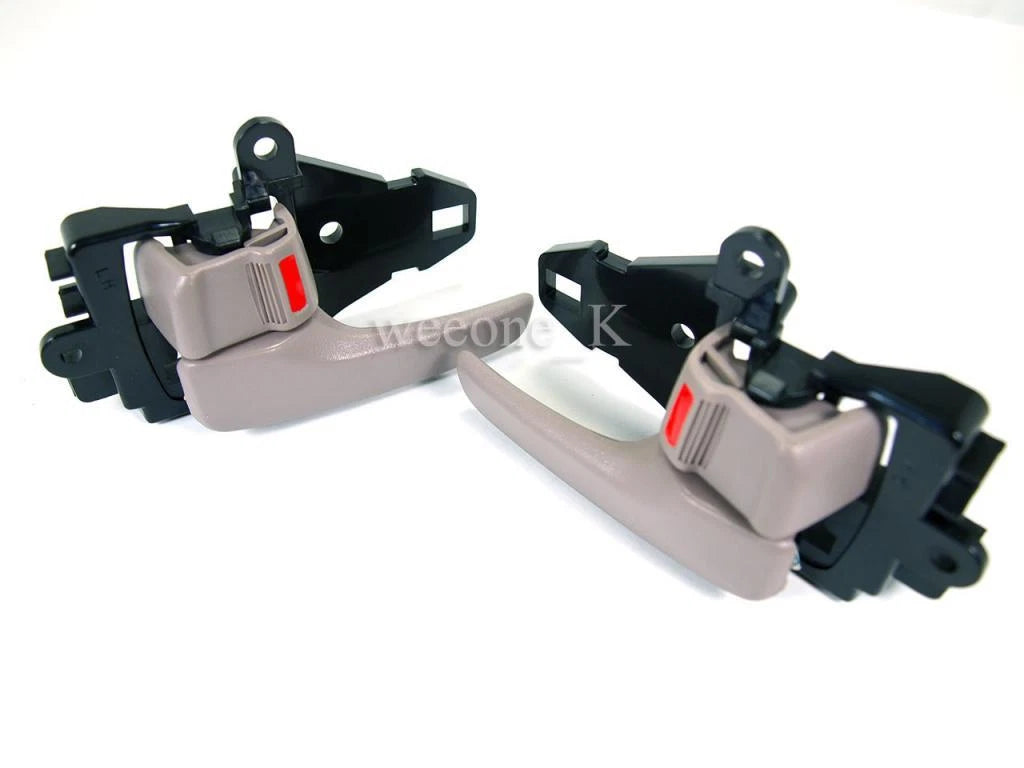 2 x Interior Door Handles Gray for Mitsubishi Triton L200 (2006-2014)