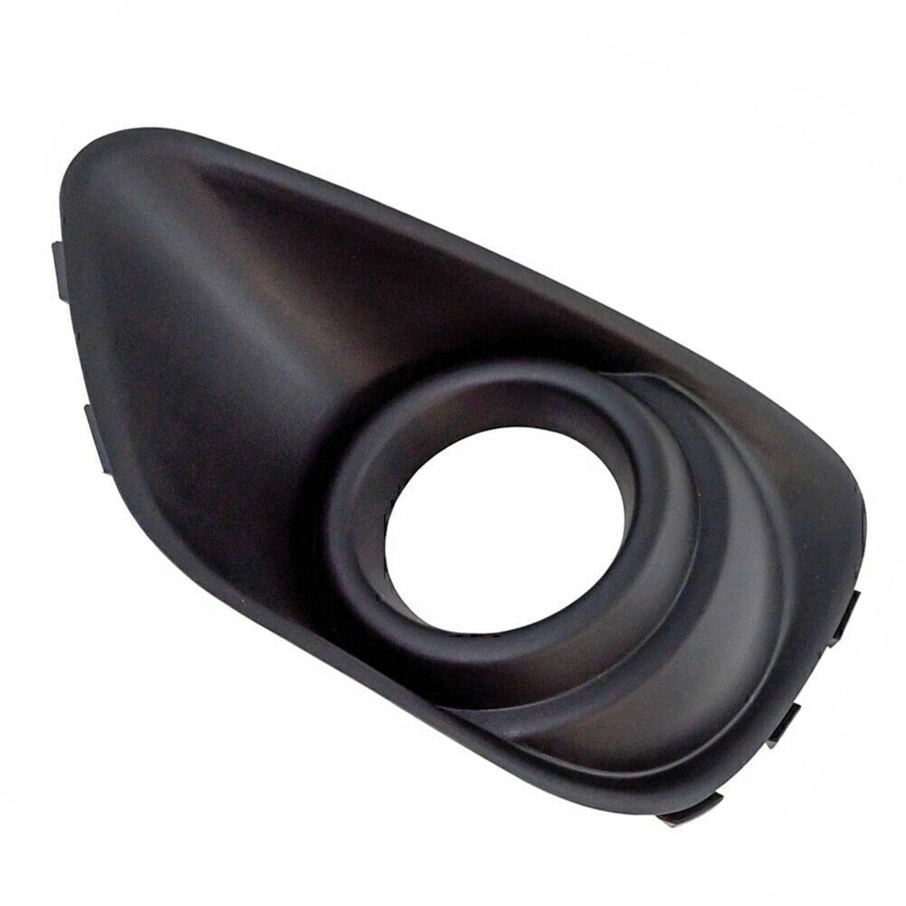 Black Left Front Bumper Fog Light Bezels for Jeep Compass (2011-2017)