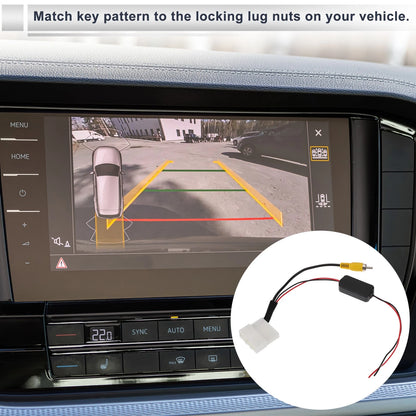 Rear View Camera Adapter Wire Harness Cable for Toyota RAV4 (2013-2018)