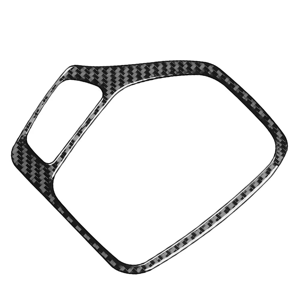 Carbon Fiber Black Gear Shift Panel Cover for Jeep Cherokee (2014-2018)