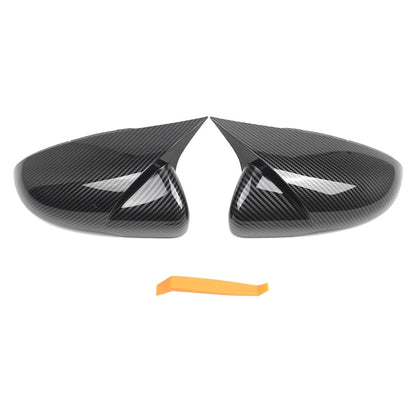 Carbon Fiber Black Side Mirror Cover Caps for VW Golf MK6 (2009-2013)