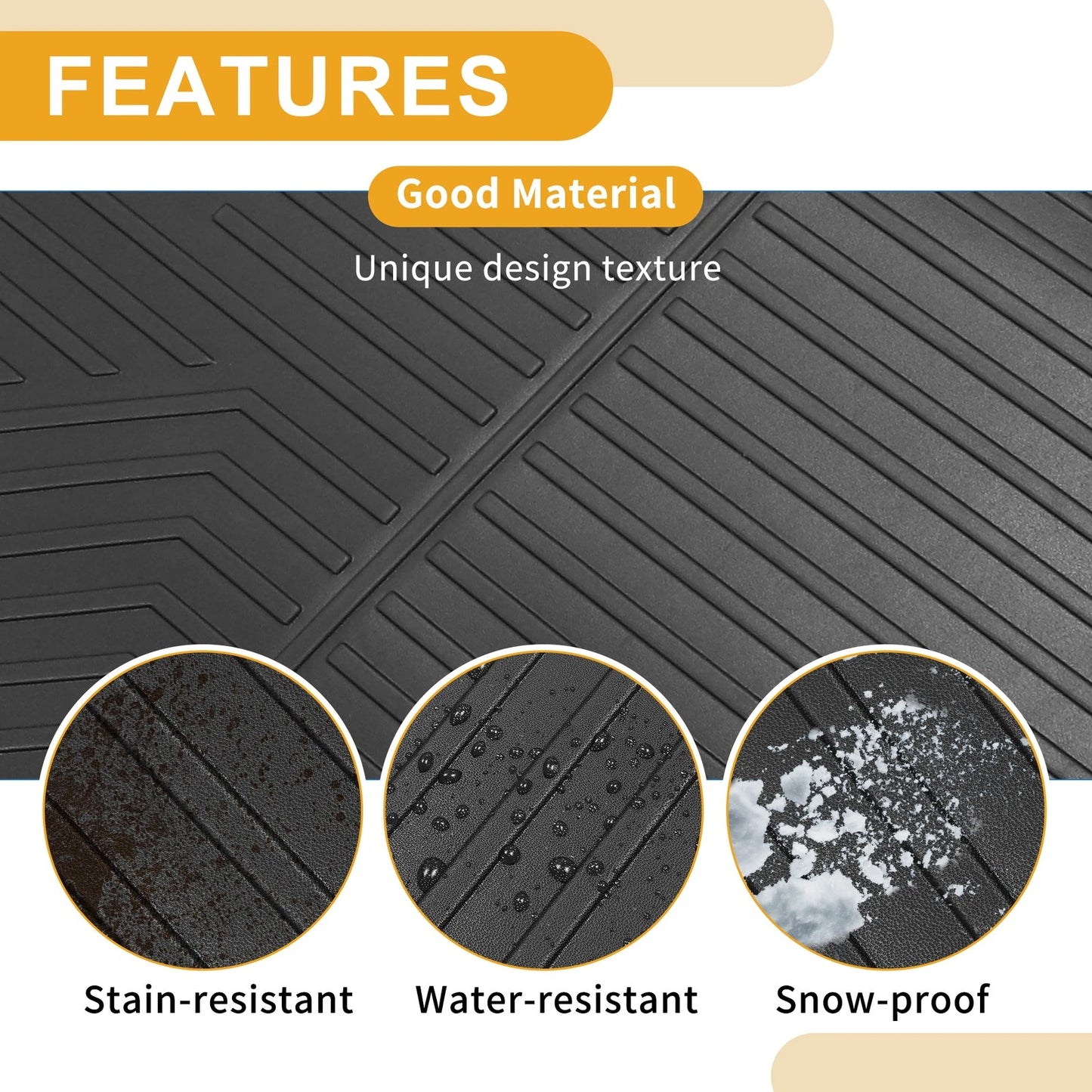 Cargo Liner Rear Trunk Mat for Toyota Corolla Cross (2021-2024)