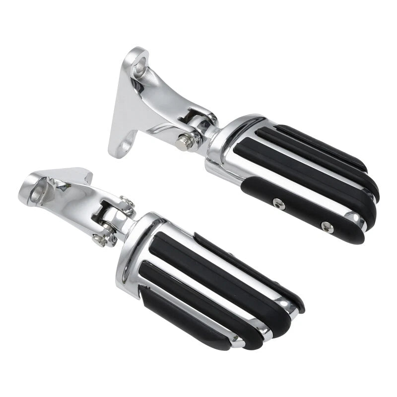 Chrome Passenger Footpeg Pegs for Harley CVO Street Road Glide (1993-2025)