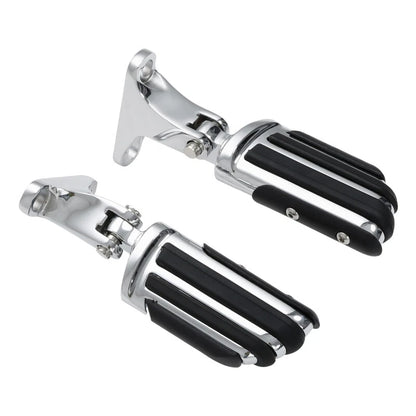 Chrome Passenger Footpeg Pegs for Harley CVO Street Road Glide (1993-2025)