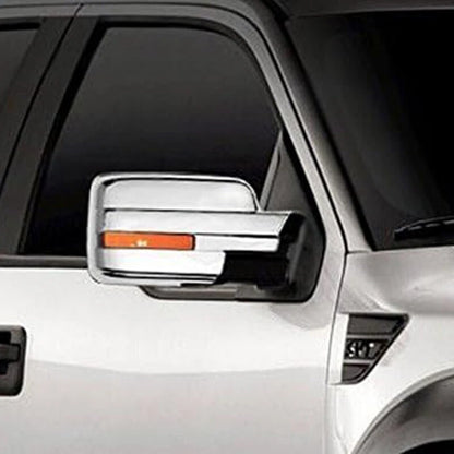 Chrome Side Reversing Mirror Cap Cover for Ford F150 FX2 FX4 (2009-2014)