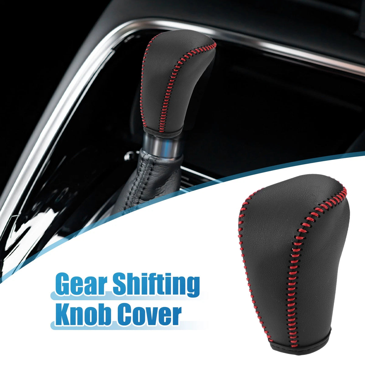 Nissan TEANA Gear Shifting Knob Cover Trim Black Red (2008-2012)