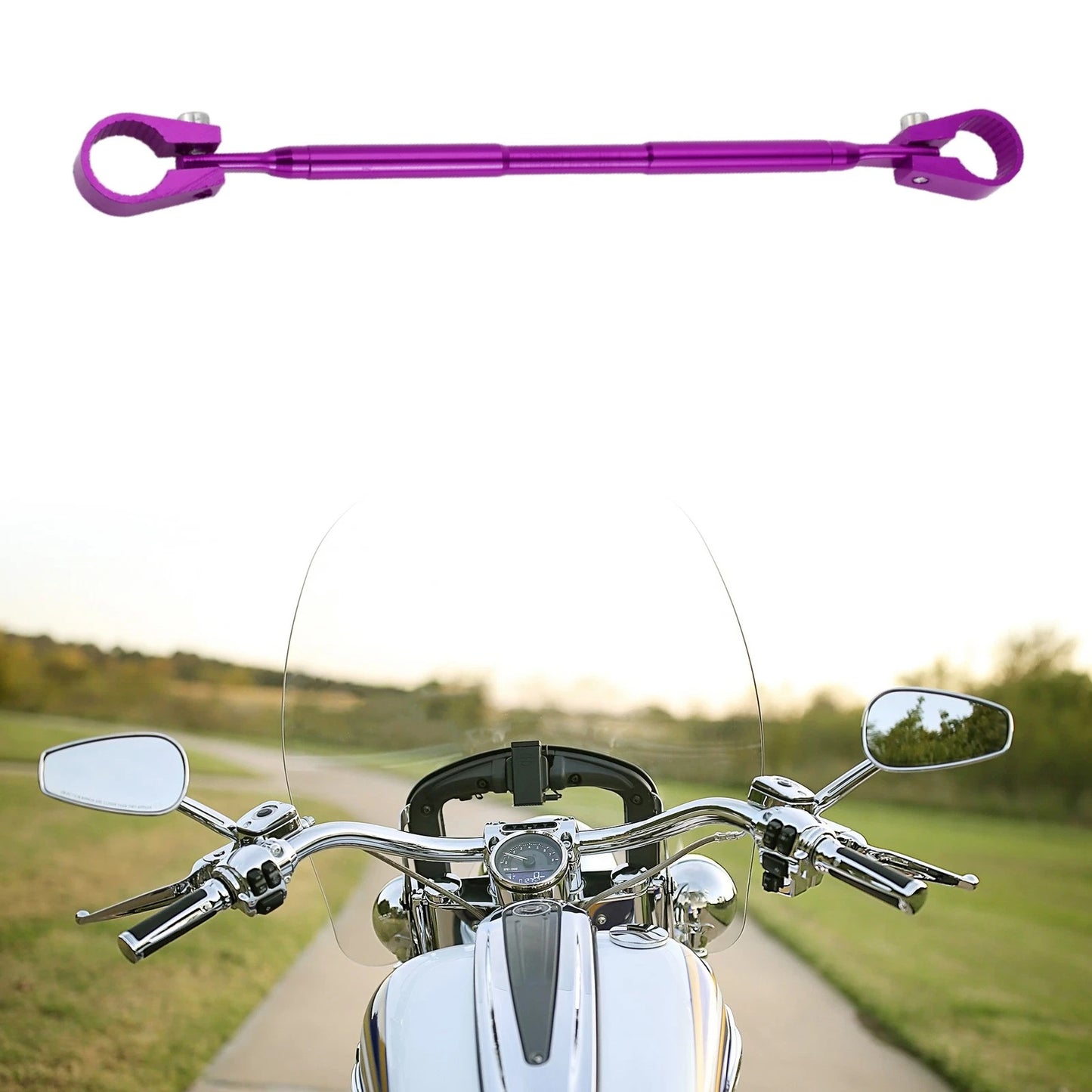 Handle Bracket 1 Pc Adjustable Handlebars for Motorcycle