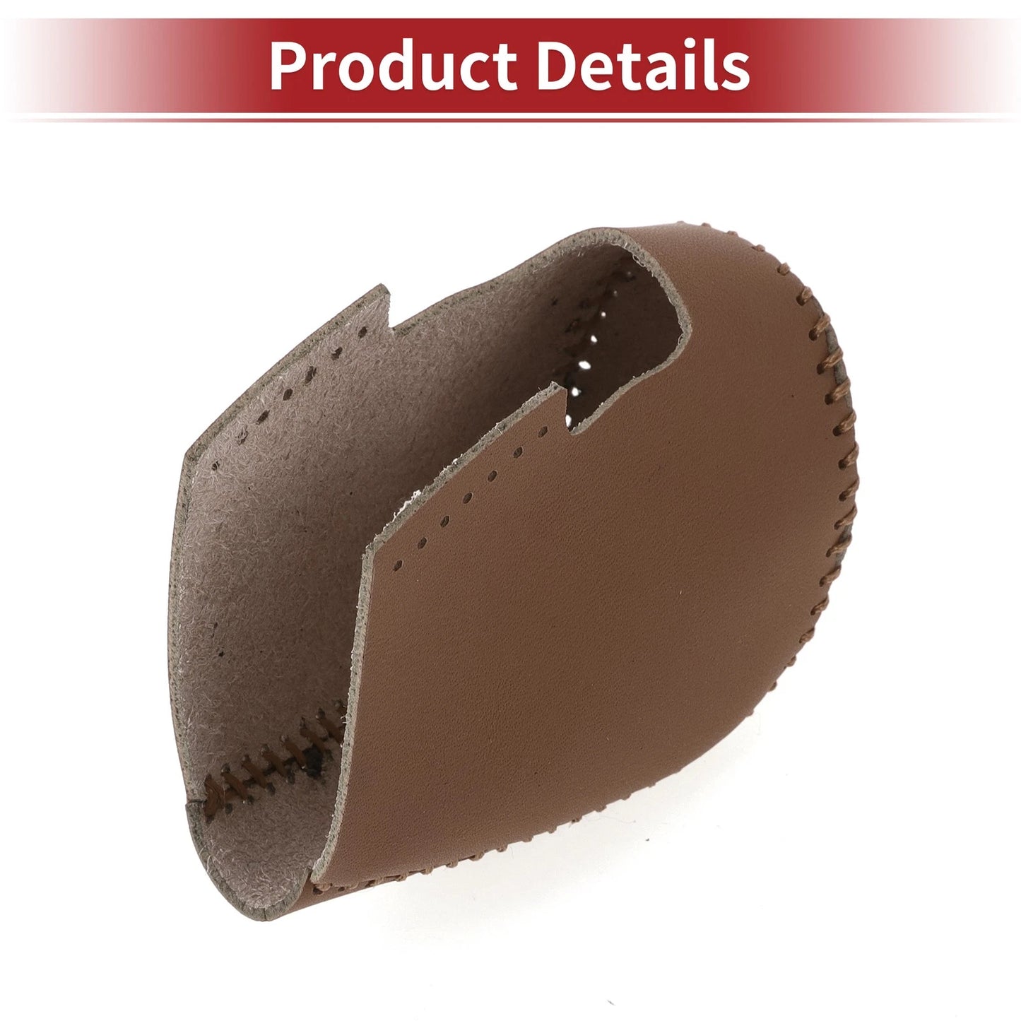 Car Gear Shift Knob Cover 1 Pcs for Honda HR-V (2023-2024) Brown Faux Leather