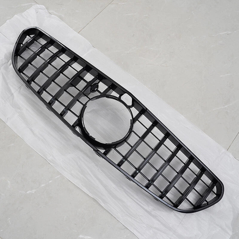 Black GT Grille Cover for Mercedes Benz S-Class C217 W217 S63 S65 (2015-2017)