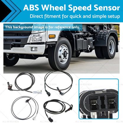 4 x ABS Wheel Speed Sensors for Mitsubishi Fuso Canter