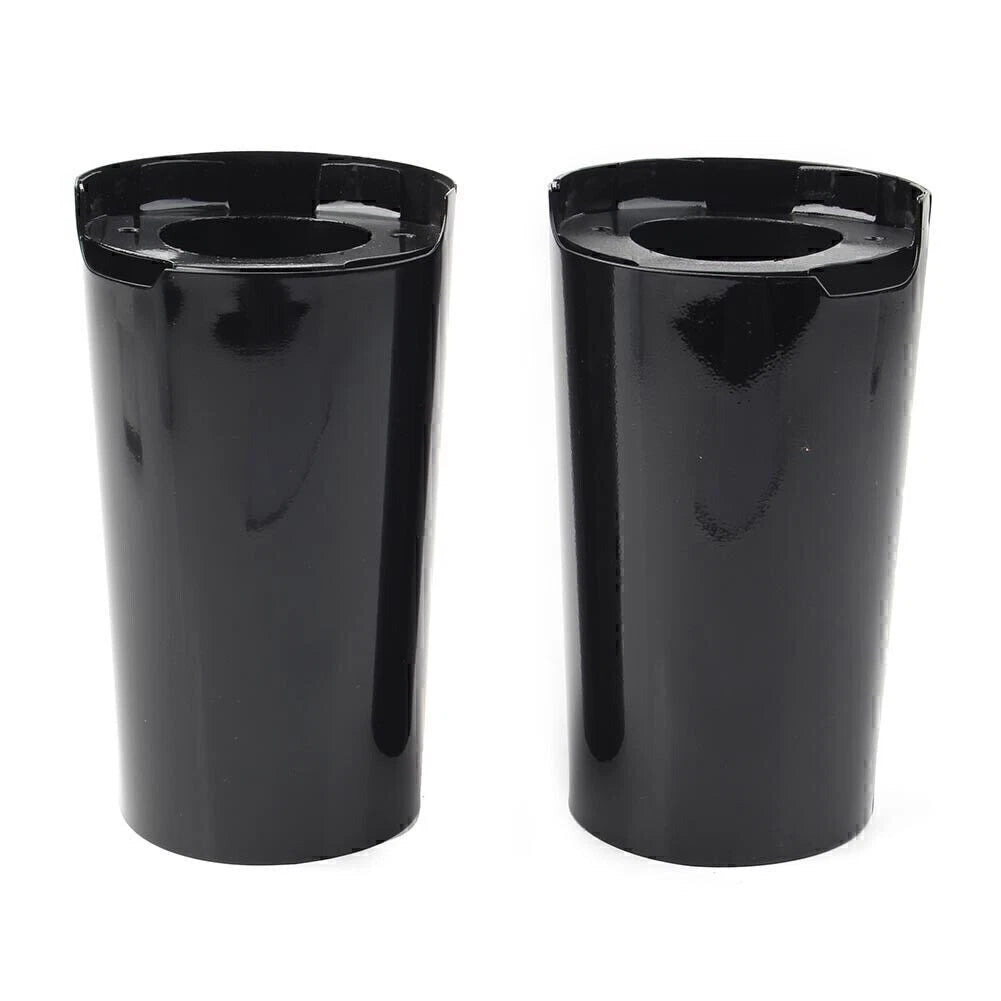 Black Fork Slider Covers for Harley Touring Electra Street Tri Glide (2014+)