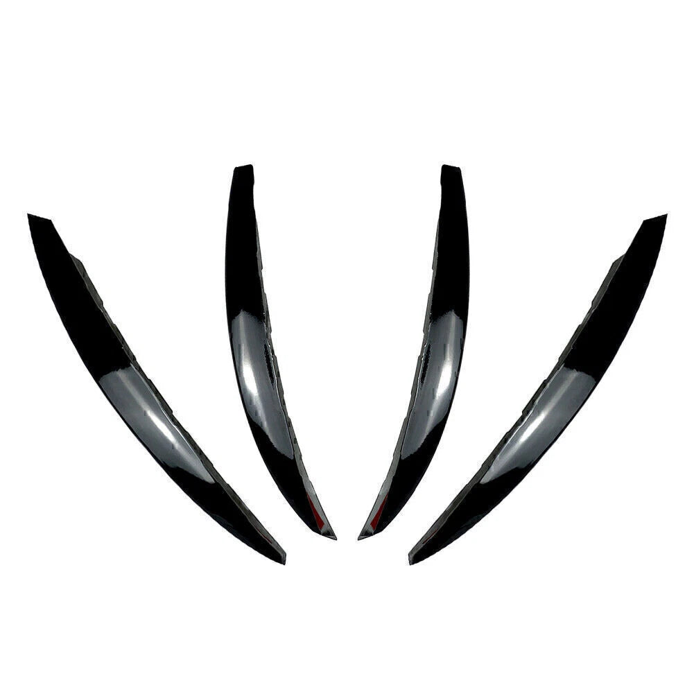 4 Pcs Front Bumper Splitter Spoiler Canards for Mercedes Benz C-Class (2022-2023)