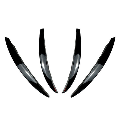 4 Pcs Front Bumper Splitter Spoiler Canards for Mercedes Benz C-Class (2022-2023)