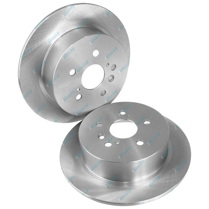 Rear Disc Brake Rotors + HD Pads for Toyota Kluger GSU40 GSU45 V6 3.5L