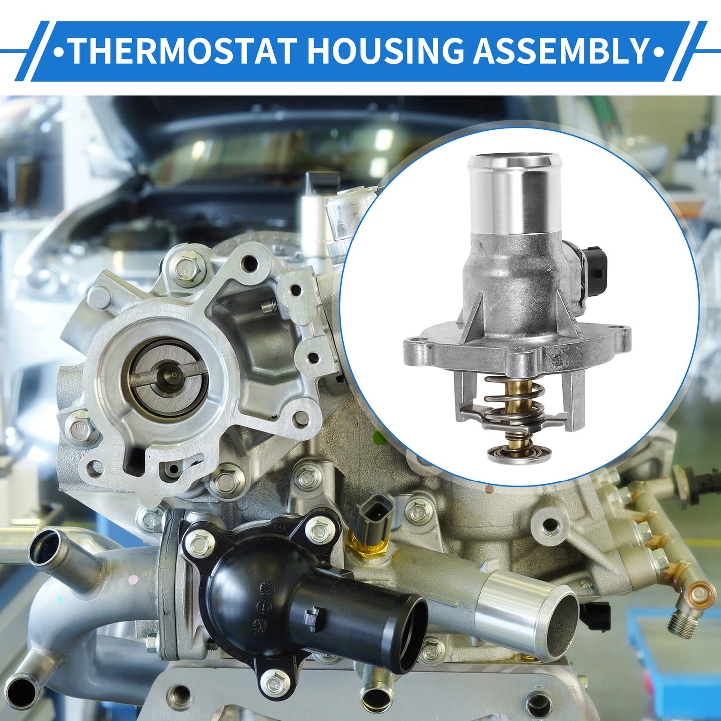 Upgrade Aluminum Thermostat Housing for Chevy Cruze (2014 - 2016)