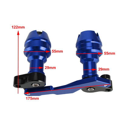 Crash Slider Protector Blue for Yamaha Nvx Aerox Nmax (2015-2019)