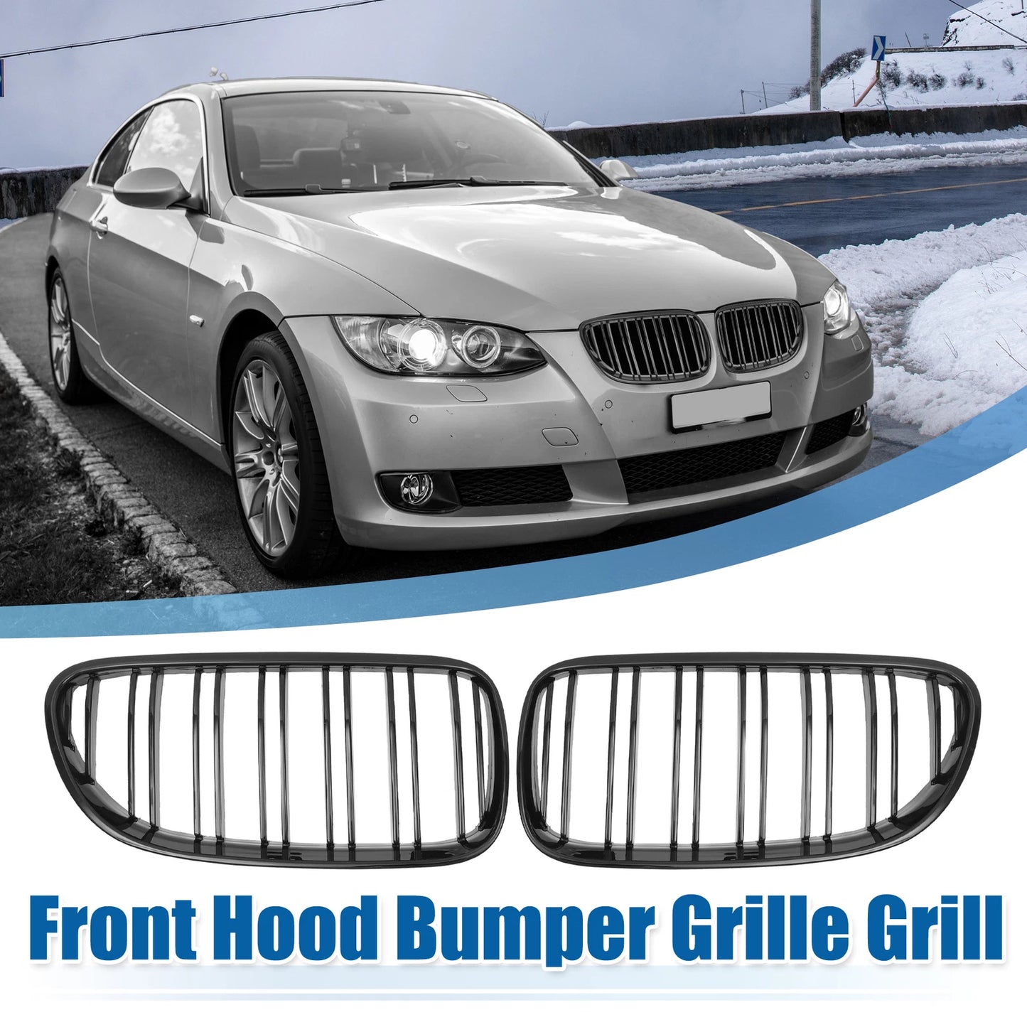 Hood Bumper Grille for BMW 328i 335i xDrive M3 335is (2007-2013)