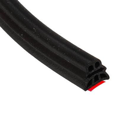 3-Layer Car Door Rubber Seal Strip for Anti-Dust Soundproofing (Fits All Years)