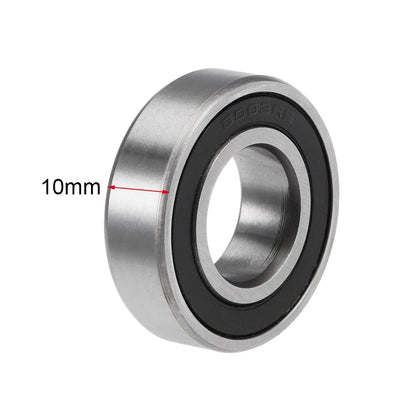 Deep Groove Ball Bearing Z2 17x35x10mm Double Sealed Chrome Steel 2 x