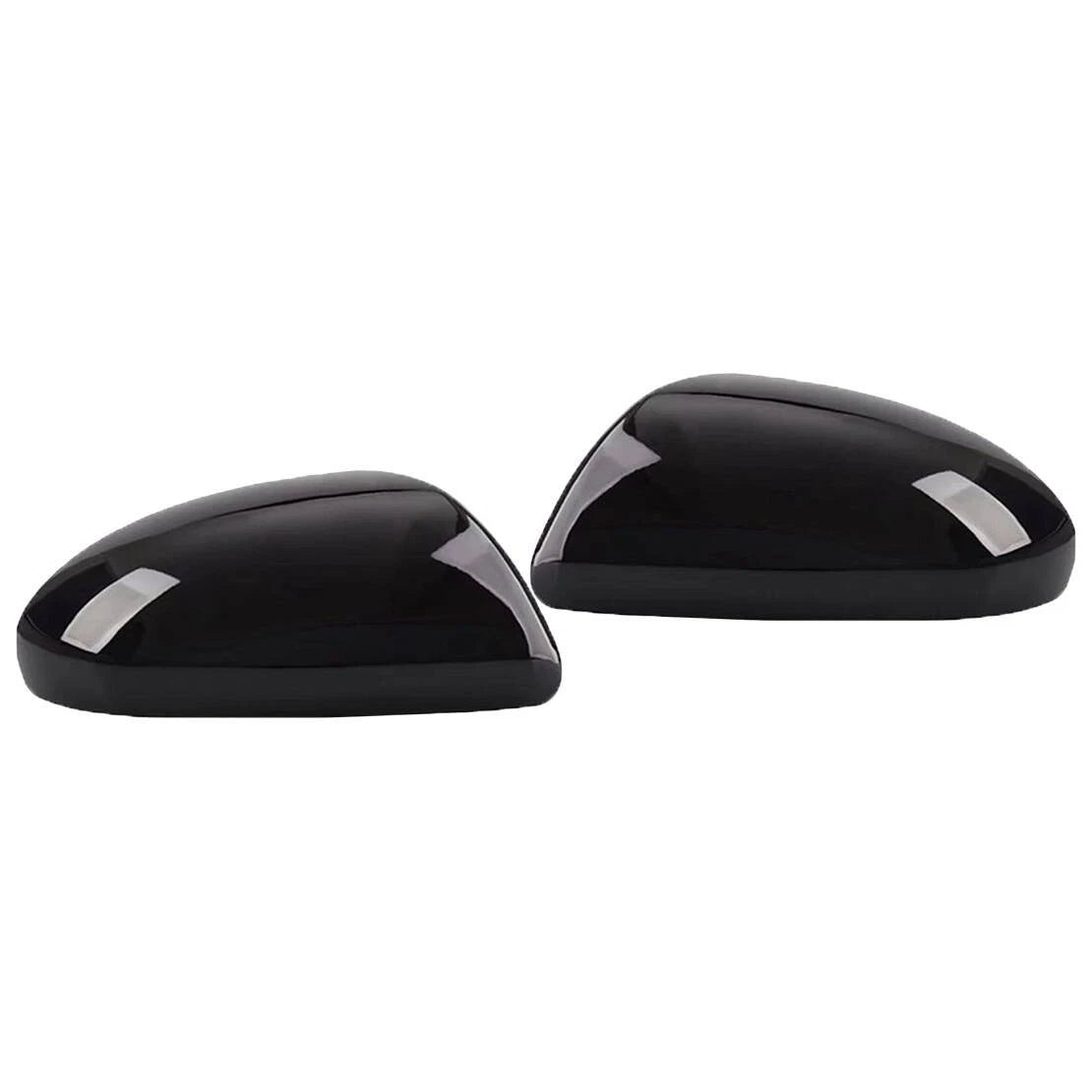 L & R Side Door Rearview Mirror Cover Caps for Mazda 2 MK2 (2007-2014)