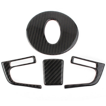 4 Pcs Carbon Fiber Steering Wheel Covers for Subaru Forester (2013-2018)