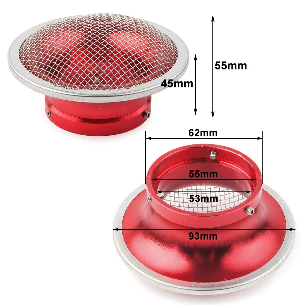 55mm Velocity Stack Air Filter for Carburetor 32/34mm - Universal Fit