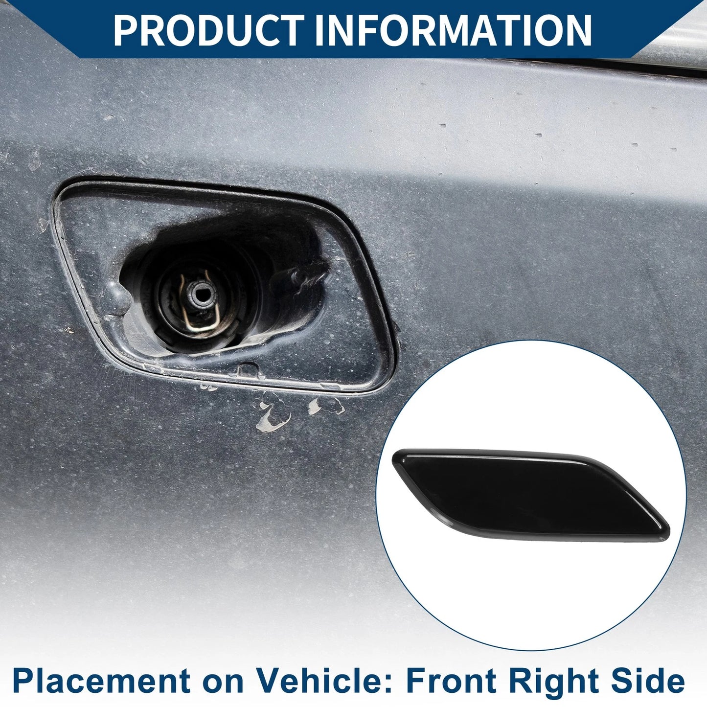 Front Right Washer Nozzle Cover for Honda Accord VIII (2008-2010)