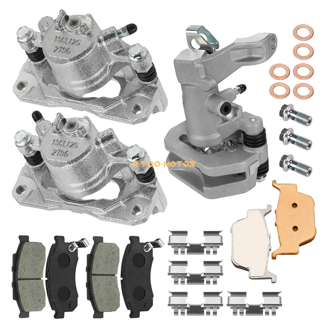 Brake Calipers w/Pads for Honda Pioneer 500 520
