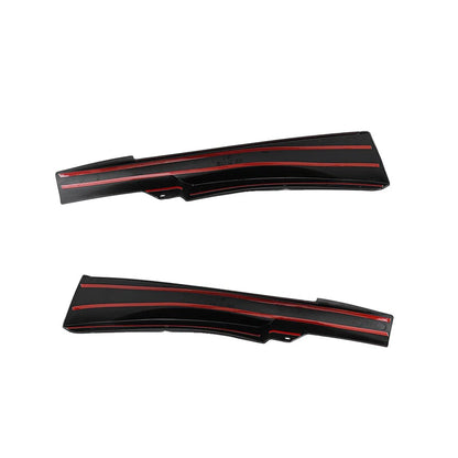 Gloss Black Front Bumper Splitter Lip Spoiler Cover 2x for BMW E90 E91 (2009-2012)