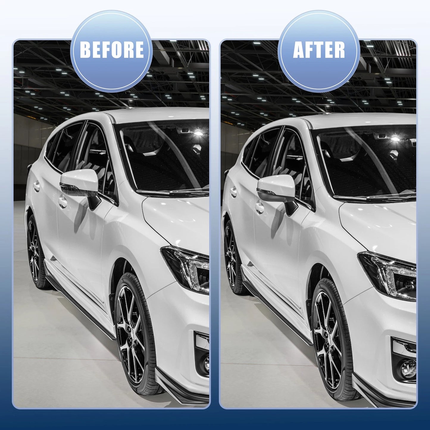 Pair Rearview Mirror Covers for Subaru Legacy (2010-2014)