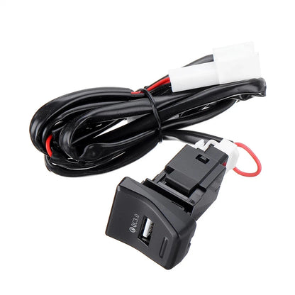 QC3.0 USB Charger Fast Charging Socket for Toyota RAV4 (2019-2023)